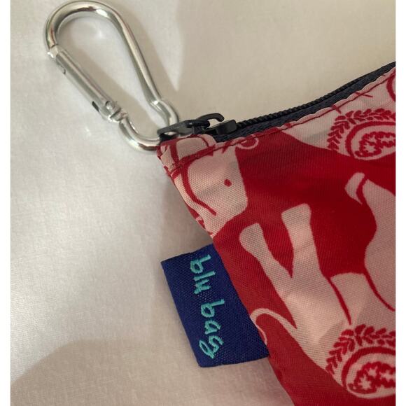 Red nylon blu bag shopping bag - Picture 2 of 8